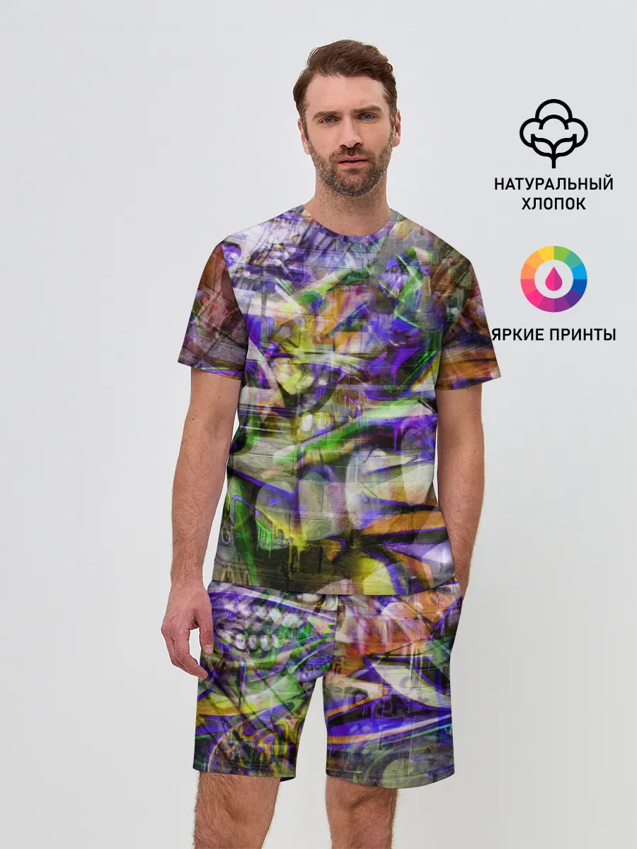 Мужской костюм с шортами / Graffiti Art