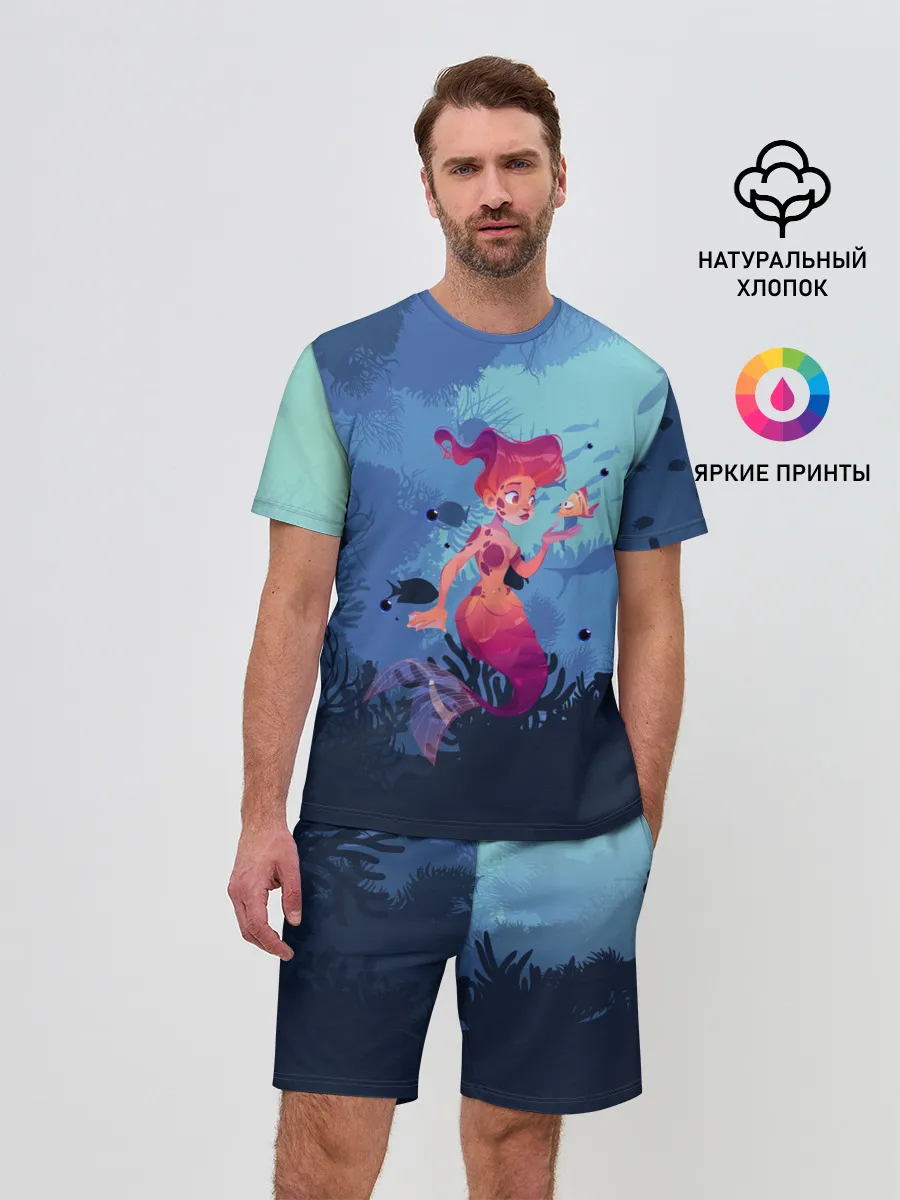 Мужской костюм с шортами / Mermaid | Русалочка