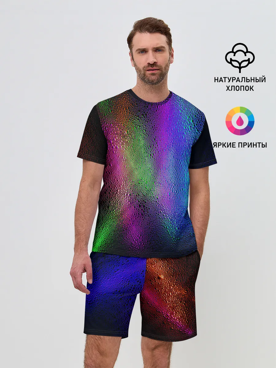 Мужской костюм с шортами / Neon Lights