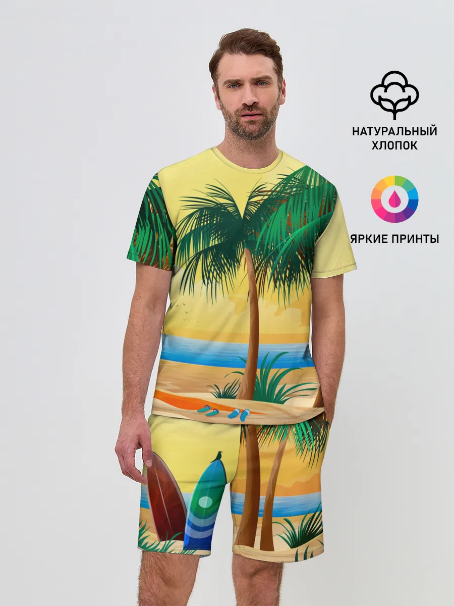 Мужской костюм с шортами / Пляж