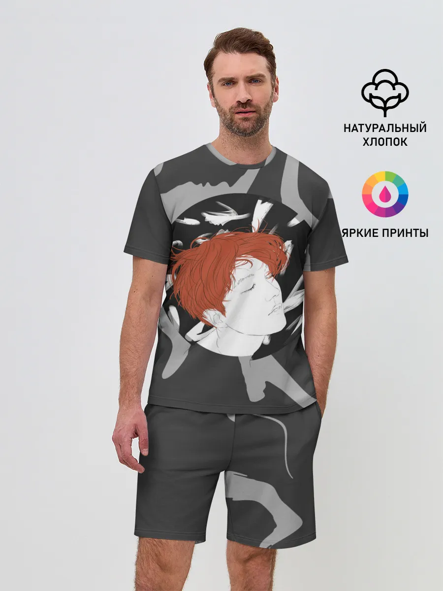 Мужской костюм с шортами / BTS Style