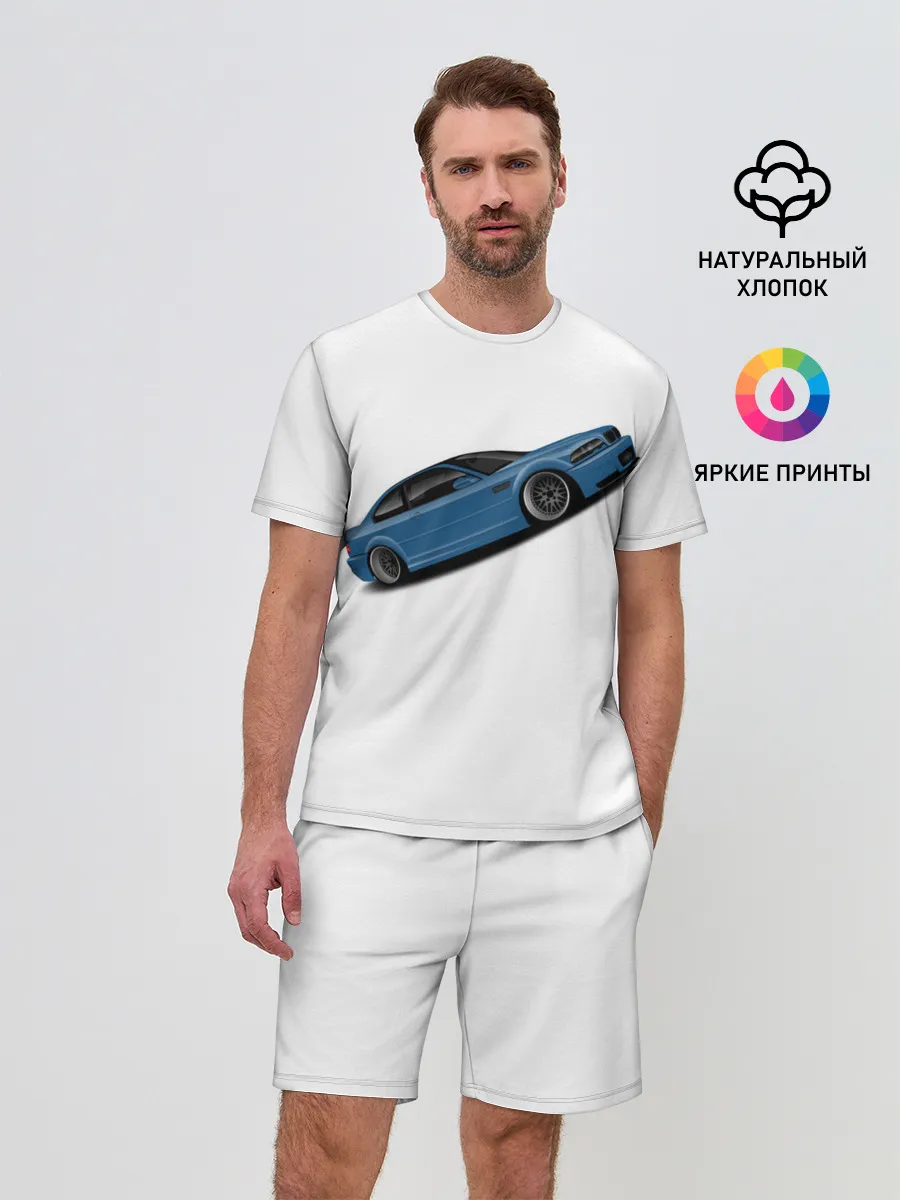 Мужской костюм с шортами / СиняЯ МашиНа