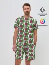 Мужской костюм с шортами / Poggers Pattern