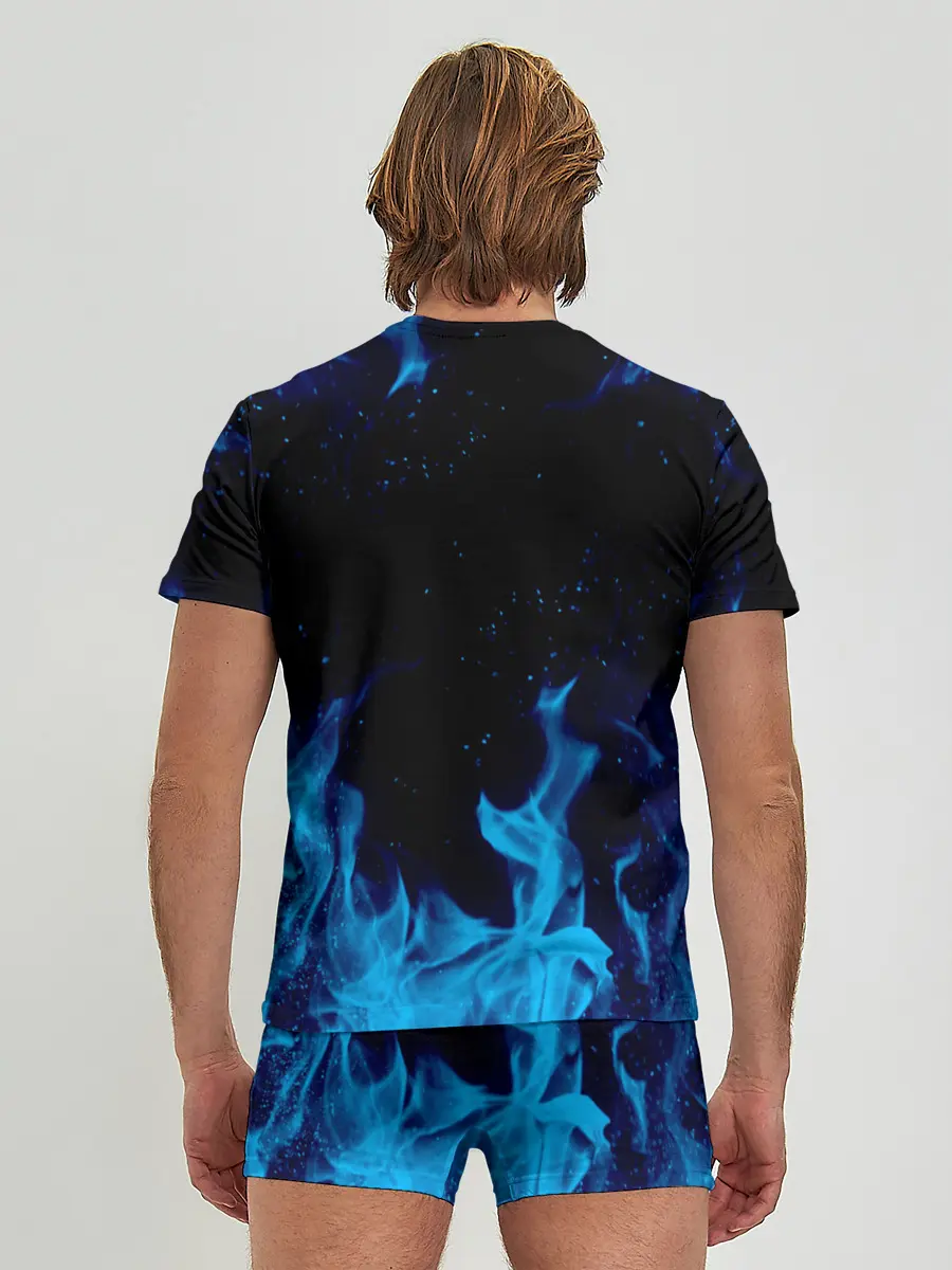 Мужские трусы с футболкой / СИНИЙ ОГОНЬ | BLUE FIRE