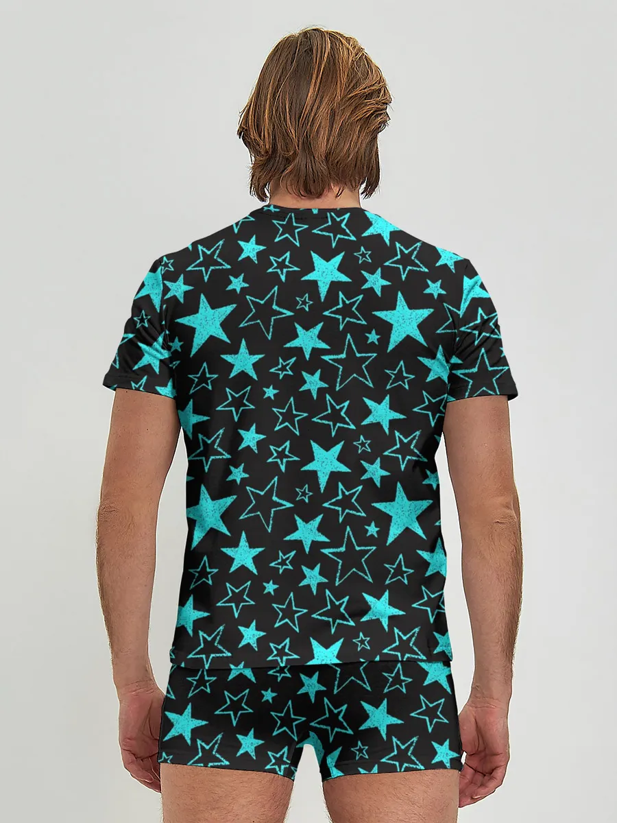 Мужские трусы с футболкой / Звёздочки