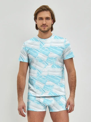 Мужские трусы с футболкой / Медицинские маски