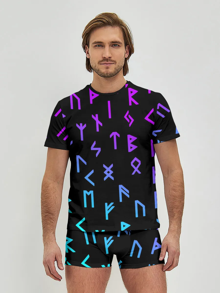 Мужские трусы с футболкой / РУНЫ | РУСЬ | СИМВОЛЫ