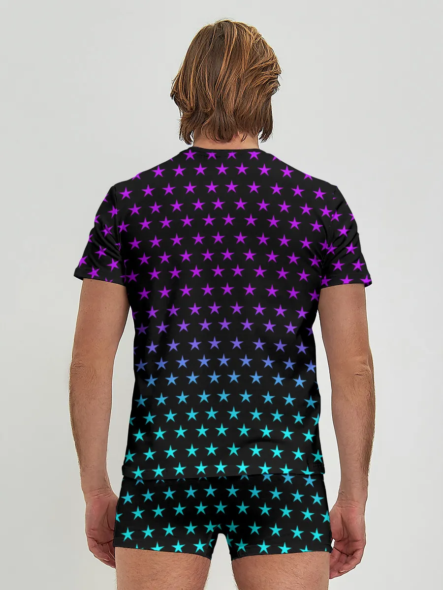 Мужские трусы с футболкой / НЕОНОВЫЕ ЗВЁЗДЫ | NEON STARS