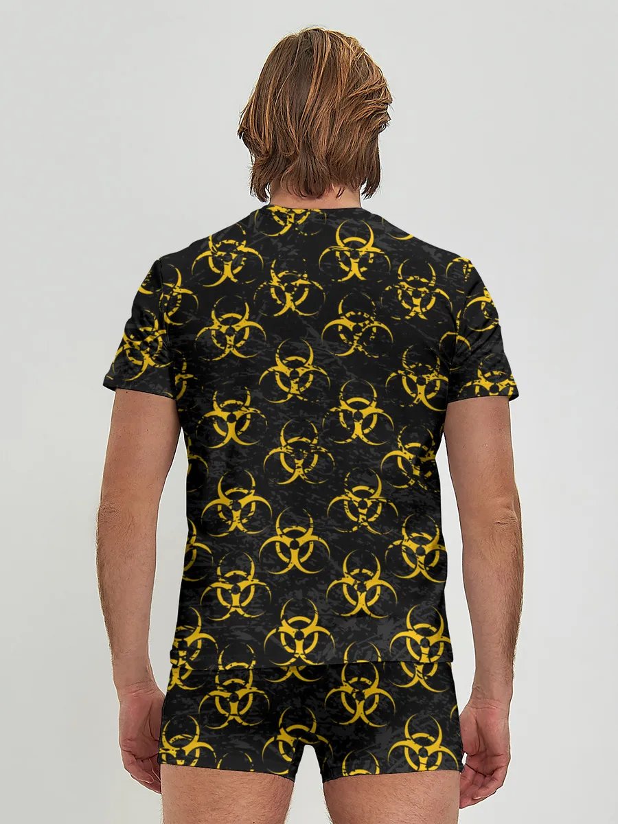 Мужские трусы с футболкой / YELLOW BIOHAZARD