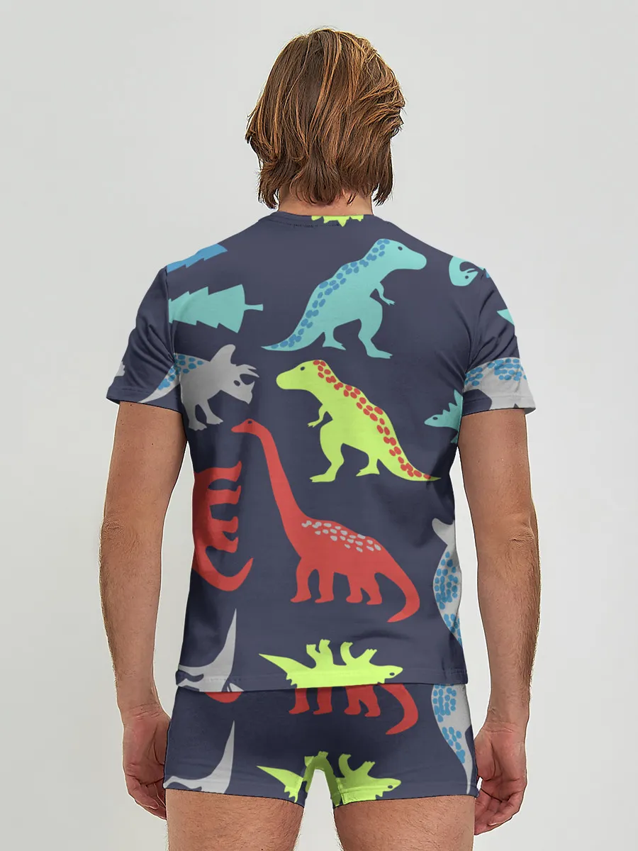 Мужские трусы с футболкой / Динозавры