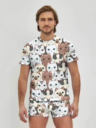 Мужские трусы с футболкой / Животные.