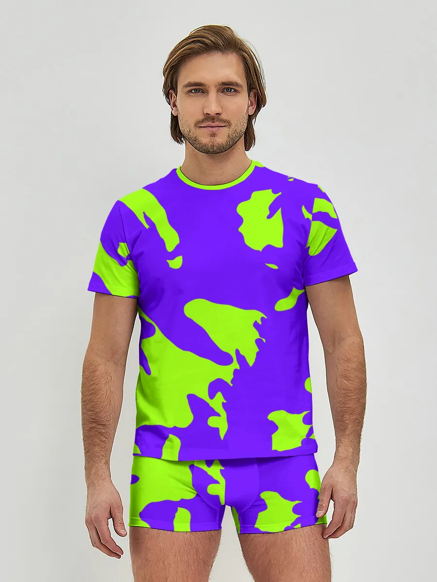 Мужские трусы с футболкой / тeкстура