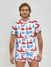 Мужские трусы с футболкой / РОССИЯ УЗОР