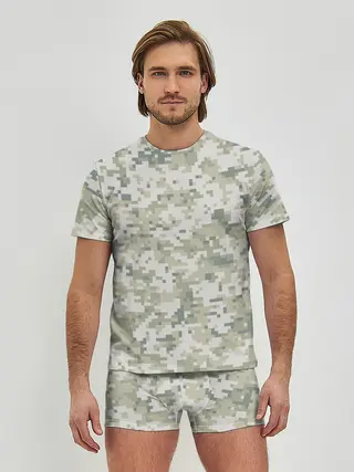 Мужские трусы с футболкой / КАМУФЛЯЖ