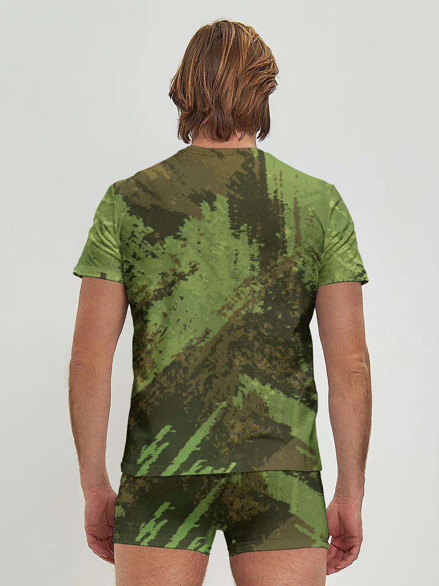 Мужские трусы с футболкой / КАМУФЛЯЖ BROWN