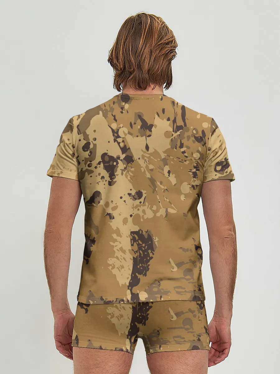 Мужские трусы с футболкой / КАМУФЛЯЖ BLUE