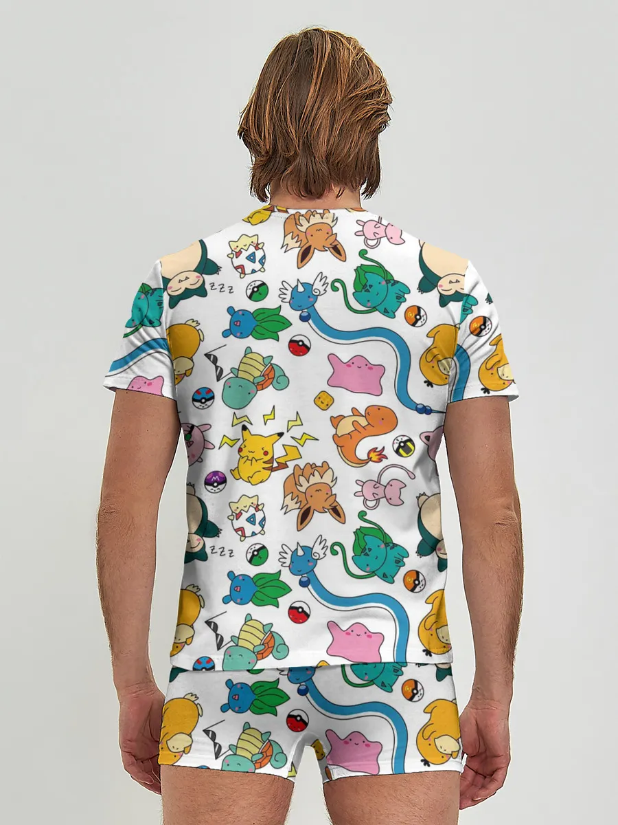 Мужские трусы с футболкой / ПОКЕМОНЫ