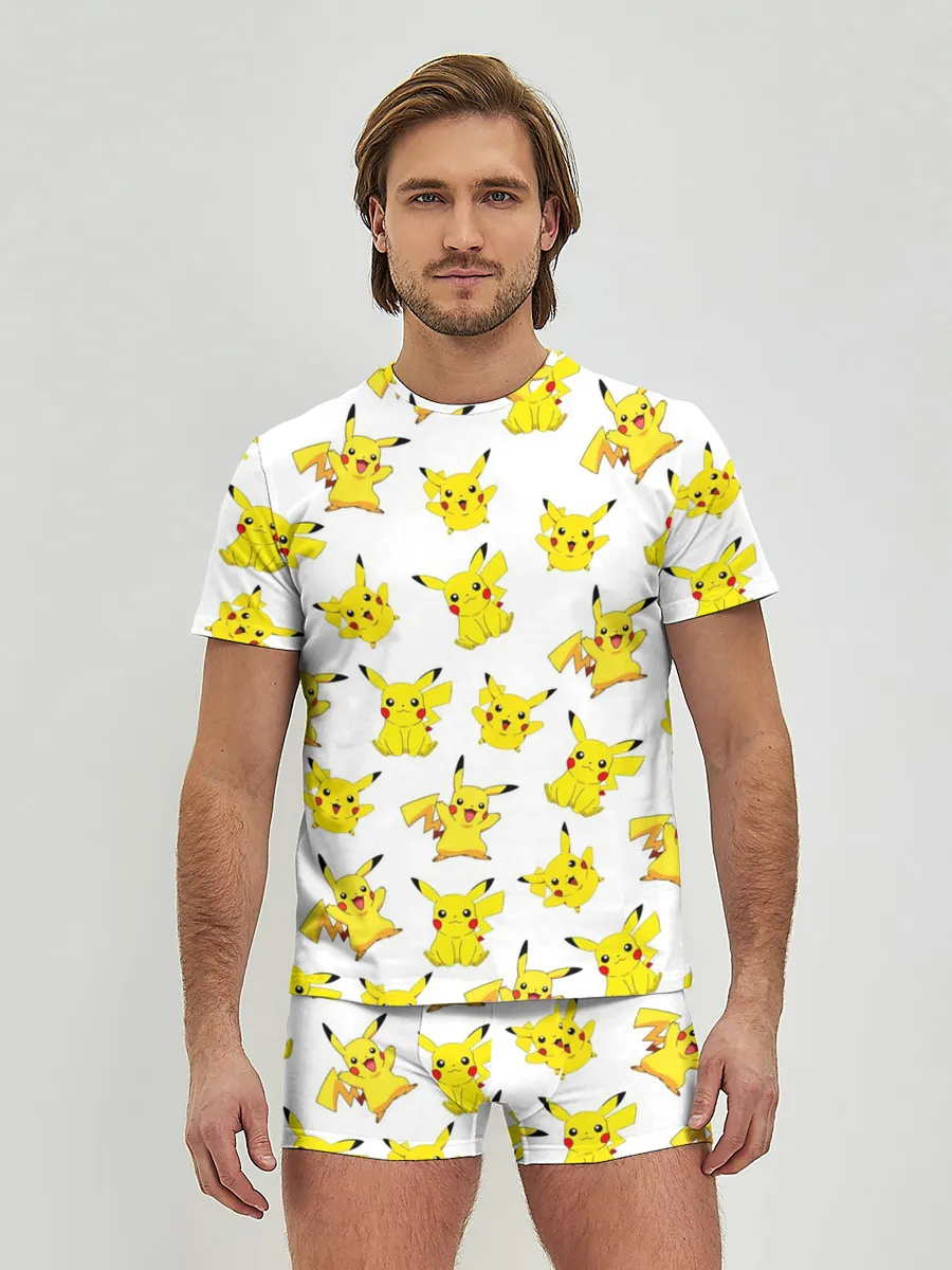 Мужские трусы с футболкой / ПИКАЧУ