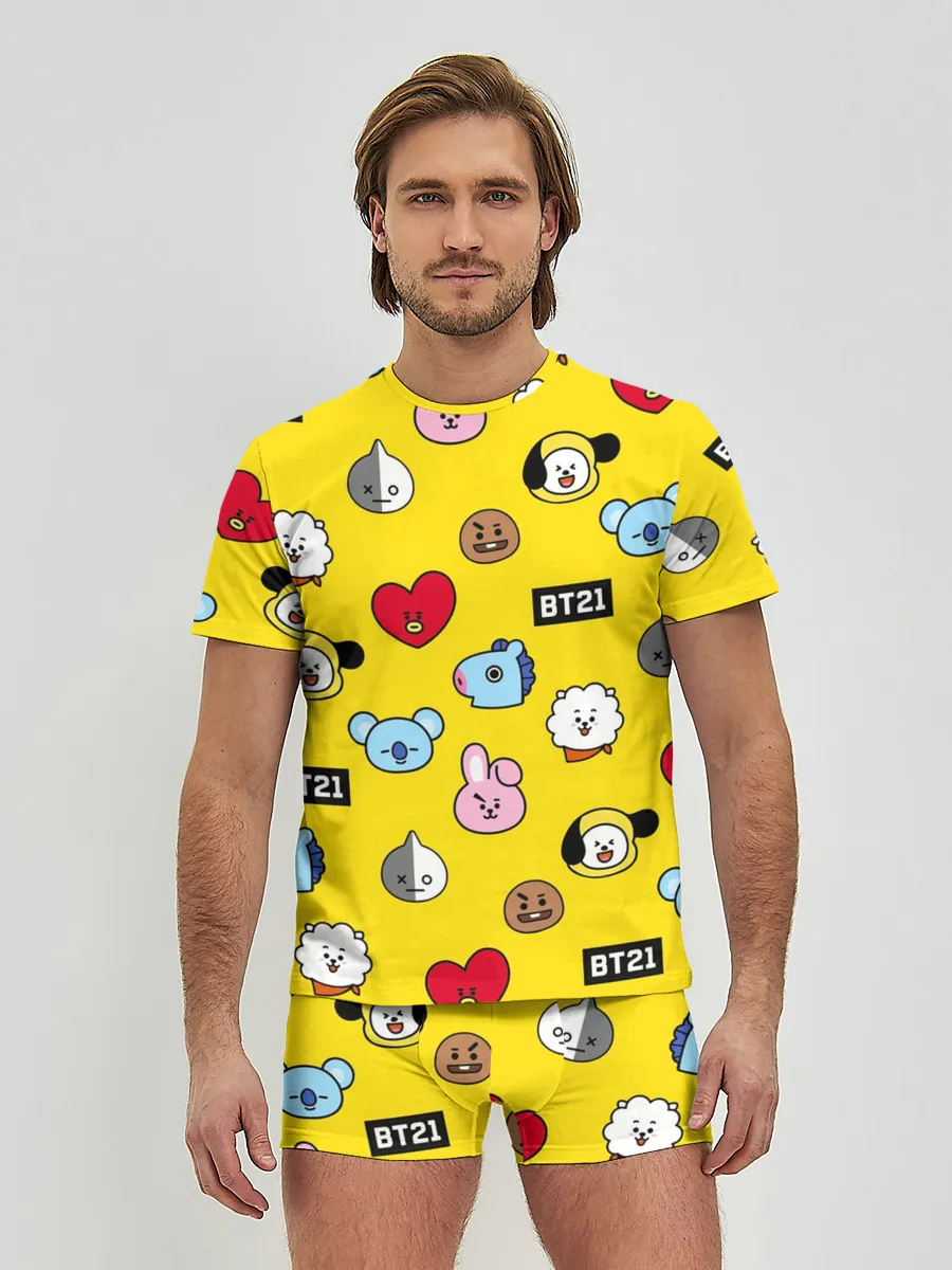 Мужские трусы с футболкой / BTS