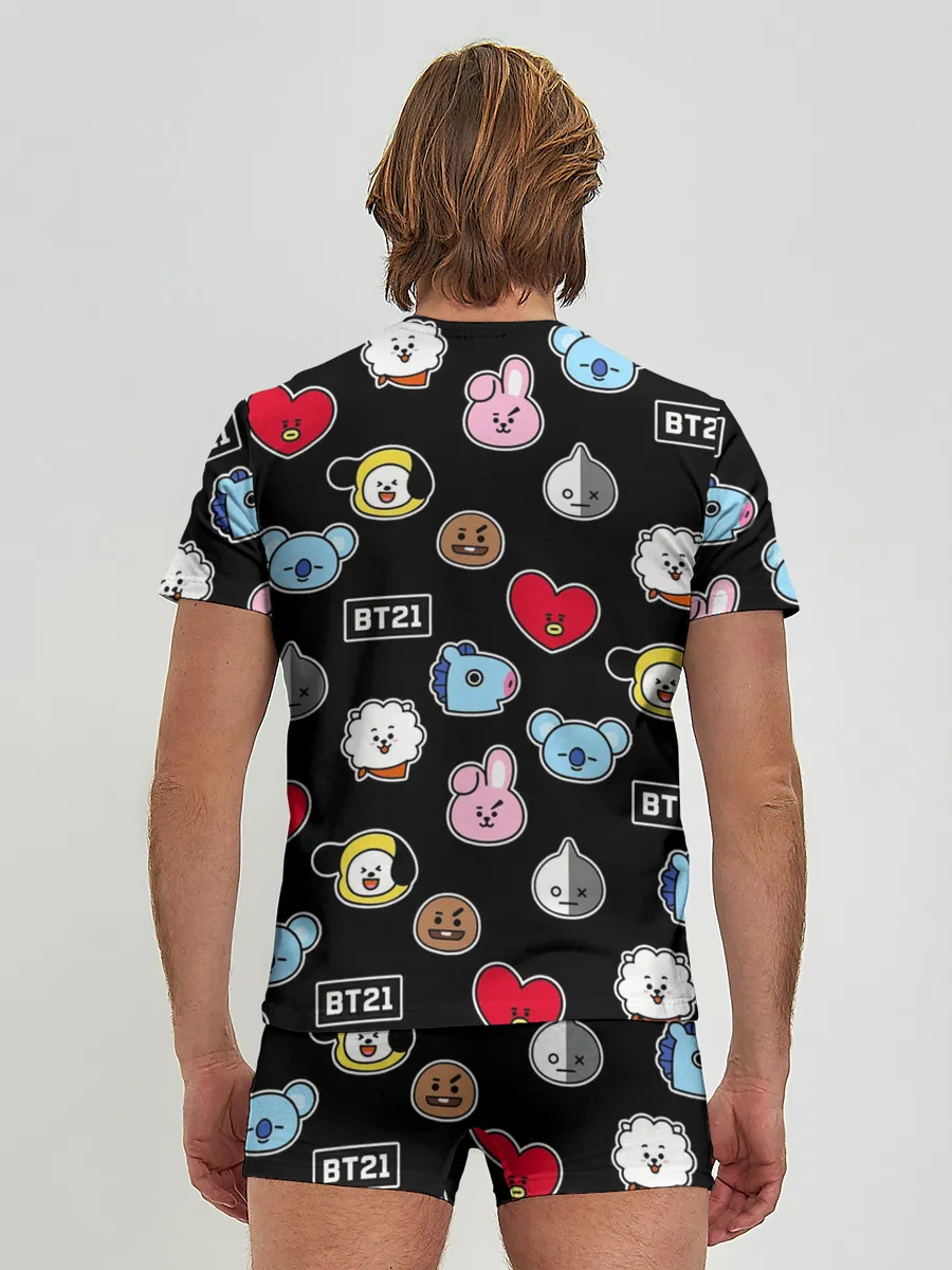 Мужские трусы с футболкой / BT21 | BTS | БТС | BANGTAN BOYS