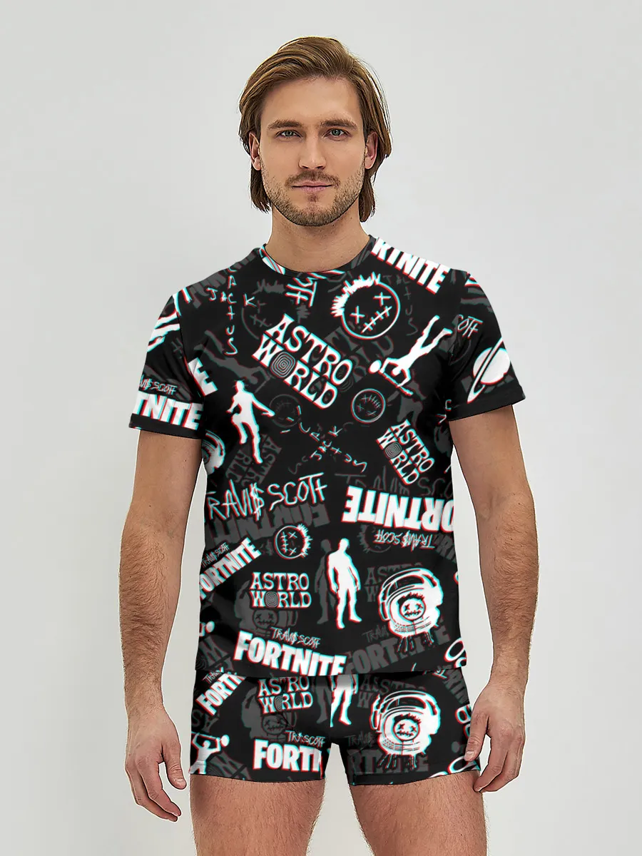 Мужские трусы с футболкой / TRAVIS SCOTT+FORTNITE