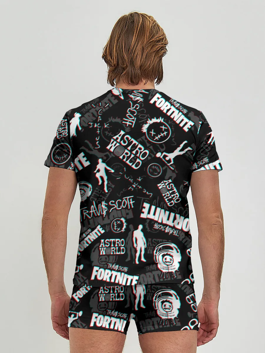 Мужские трусы с футболкой / TRAVIS SCOTT+FORTNITE