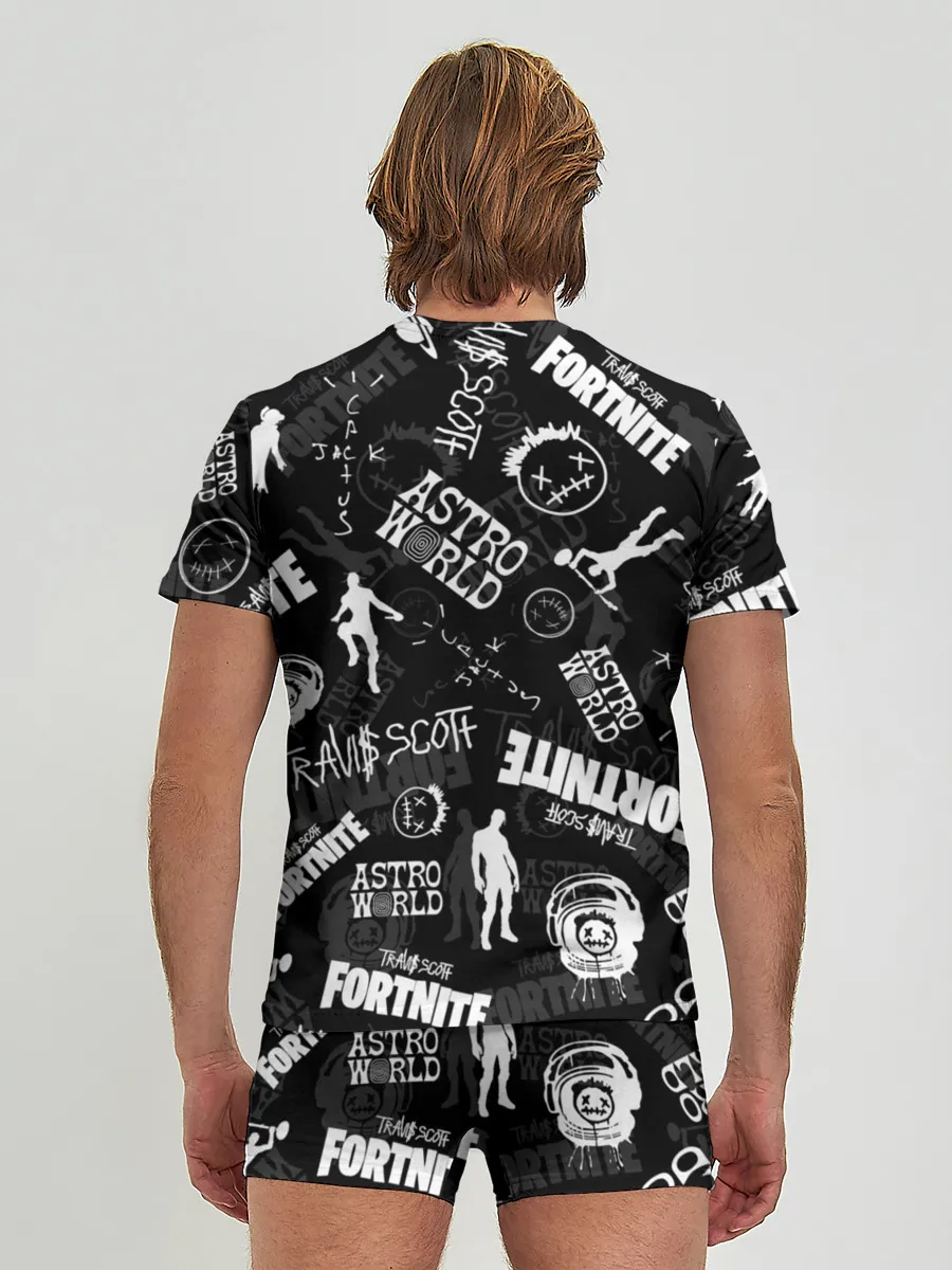 Мужские трусы с футболкой / TRAVIS SCOTT+FORTNITE