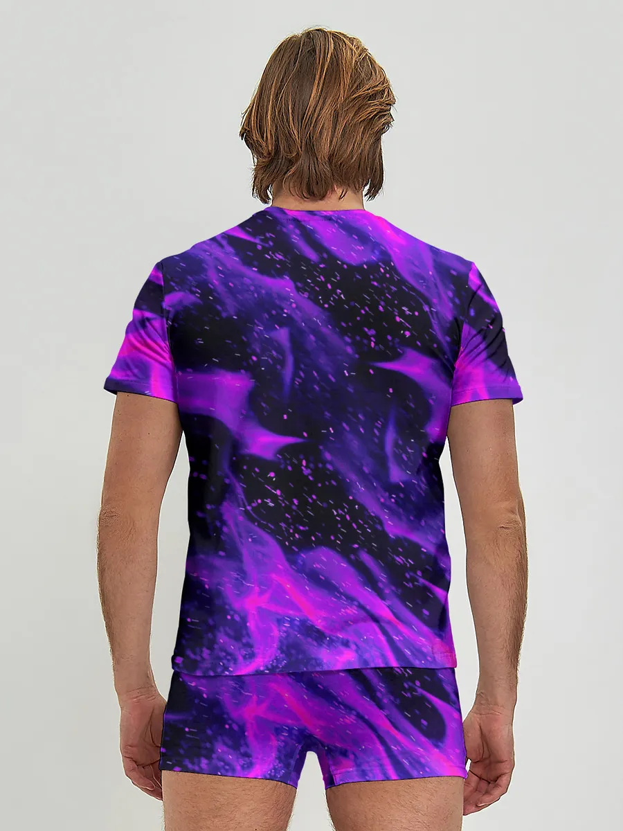 Мужские трусы с футболкой / ФИОЛЕТОВЫЙ ОГОНЬ