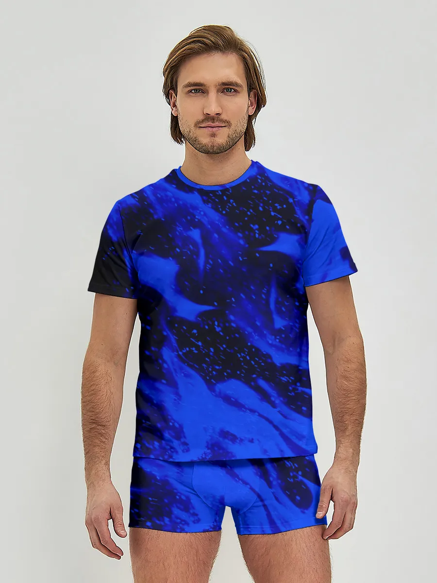 Мужские трусы с футболкой / СИНИЙ ОГОНЬ