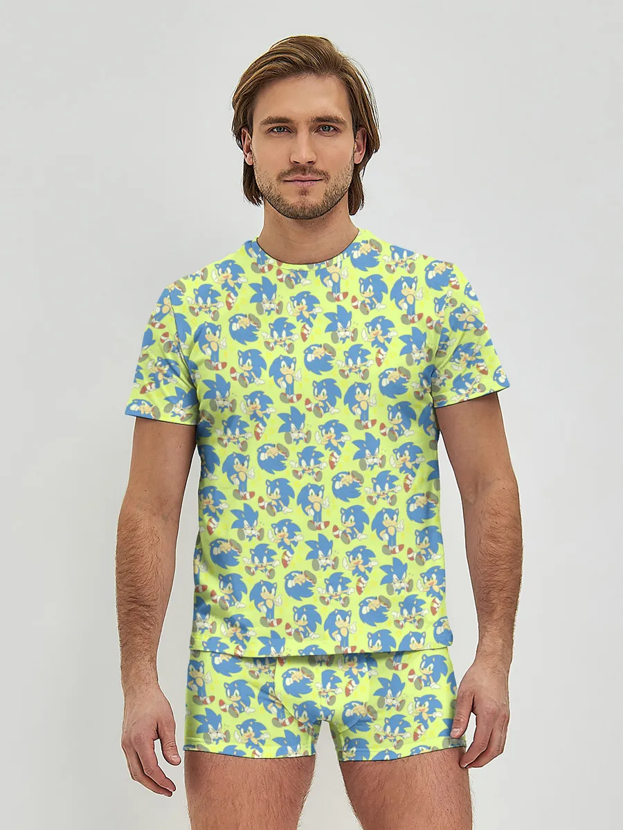 Мужские трусы с футболкой / Соник