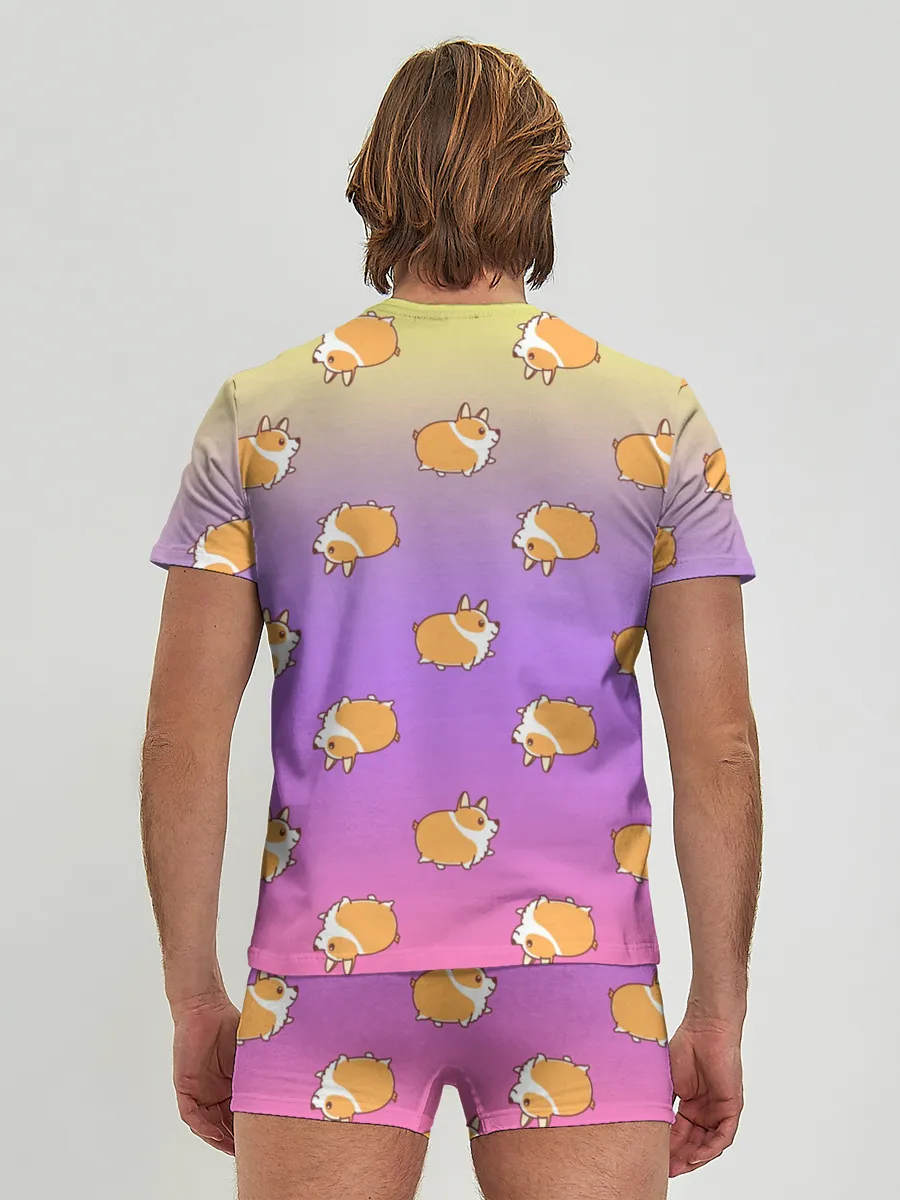 Мужские трусы с футболкой / Корги