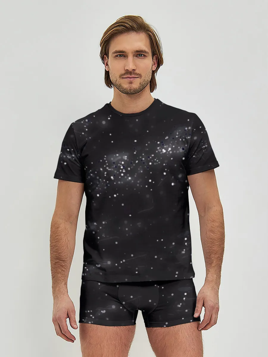 Мужские трусы с футболкой / Галактика