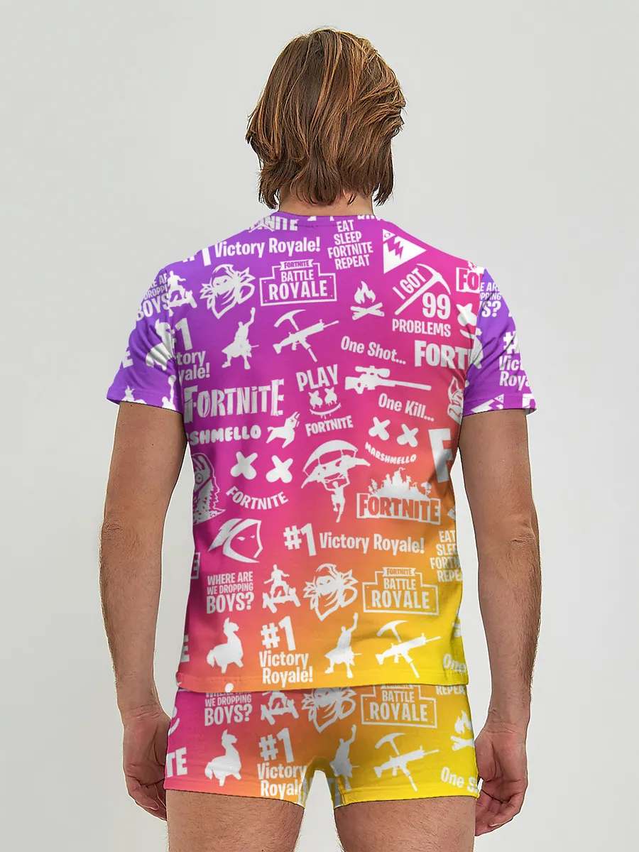 Мужские трусы с футболкой / FORTNITE PARTY EVENT