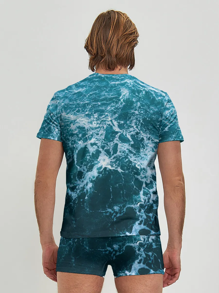 Мужские трусы с футболкой / Водная гладь