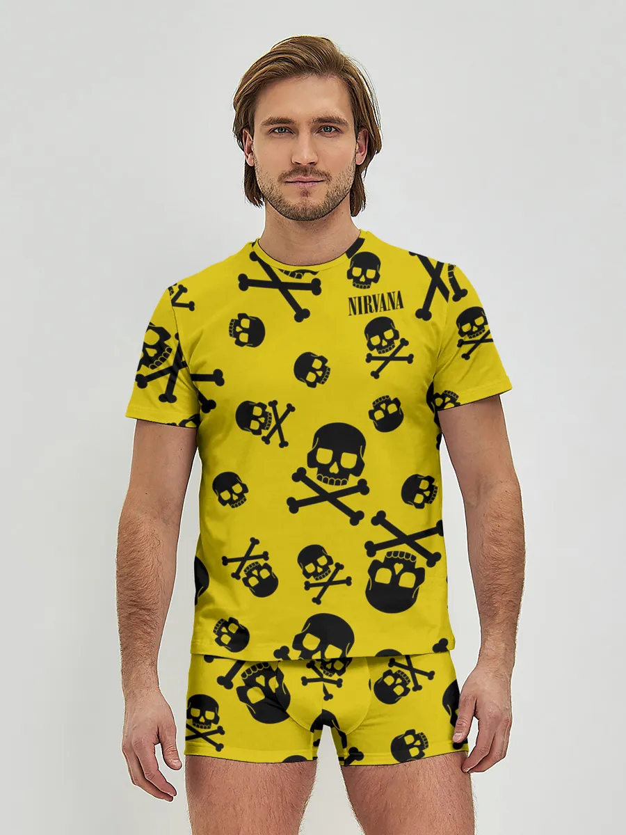 Мужские трусы с футболкой / Nirvana
