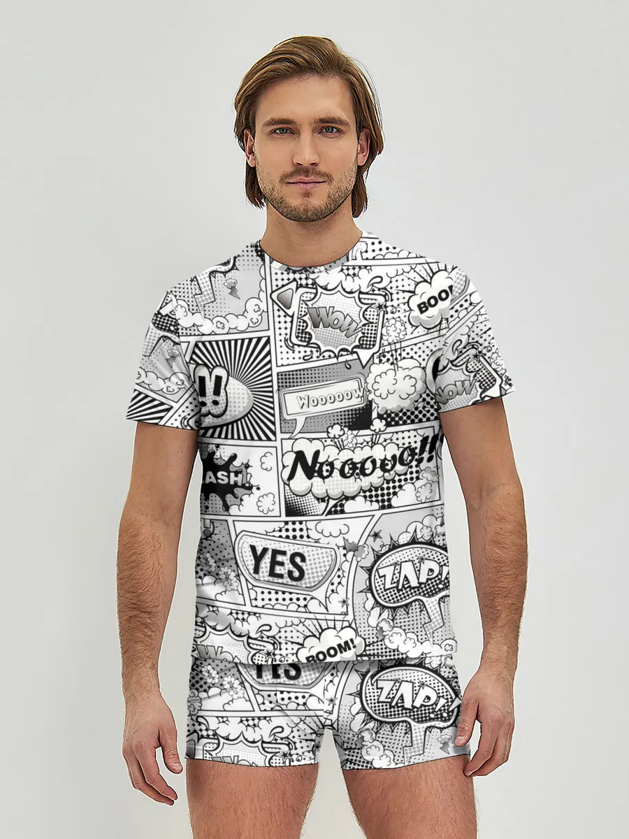 Мужские трусы с футболкой / COMICS ART