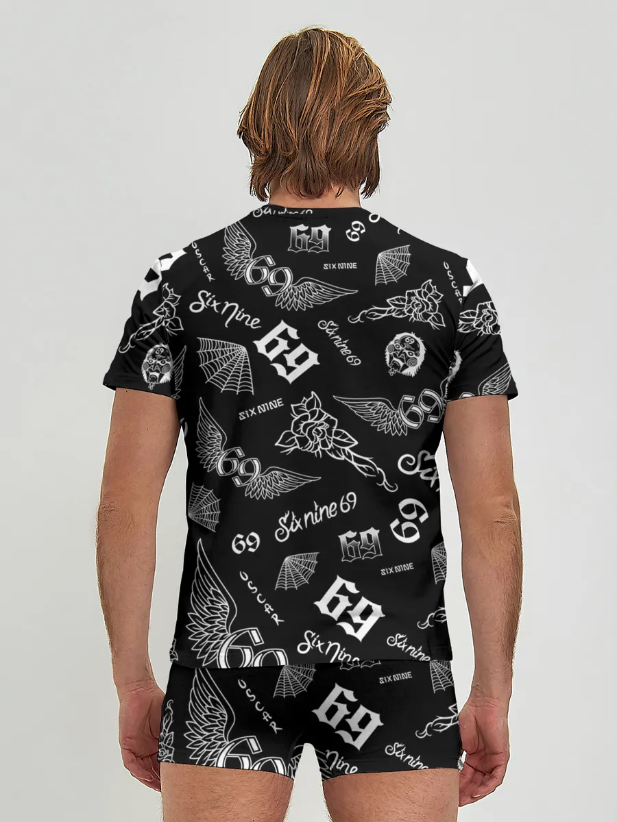 Мужские трусы с футболкой / 6IX9INE