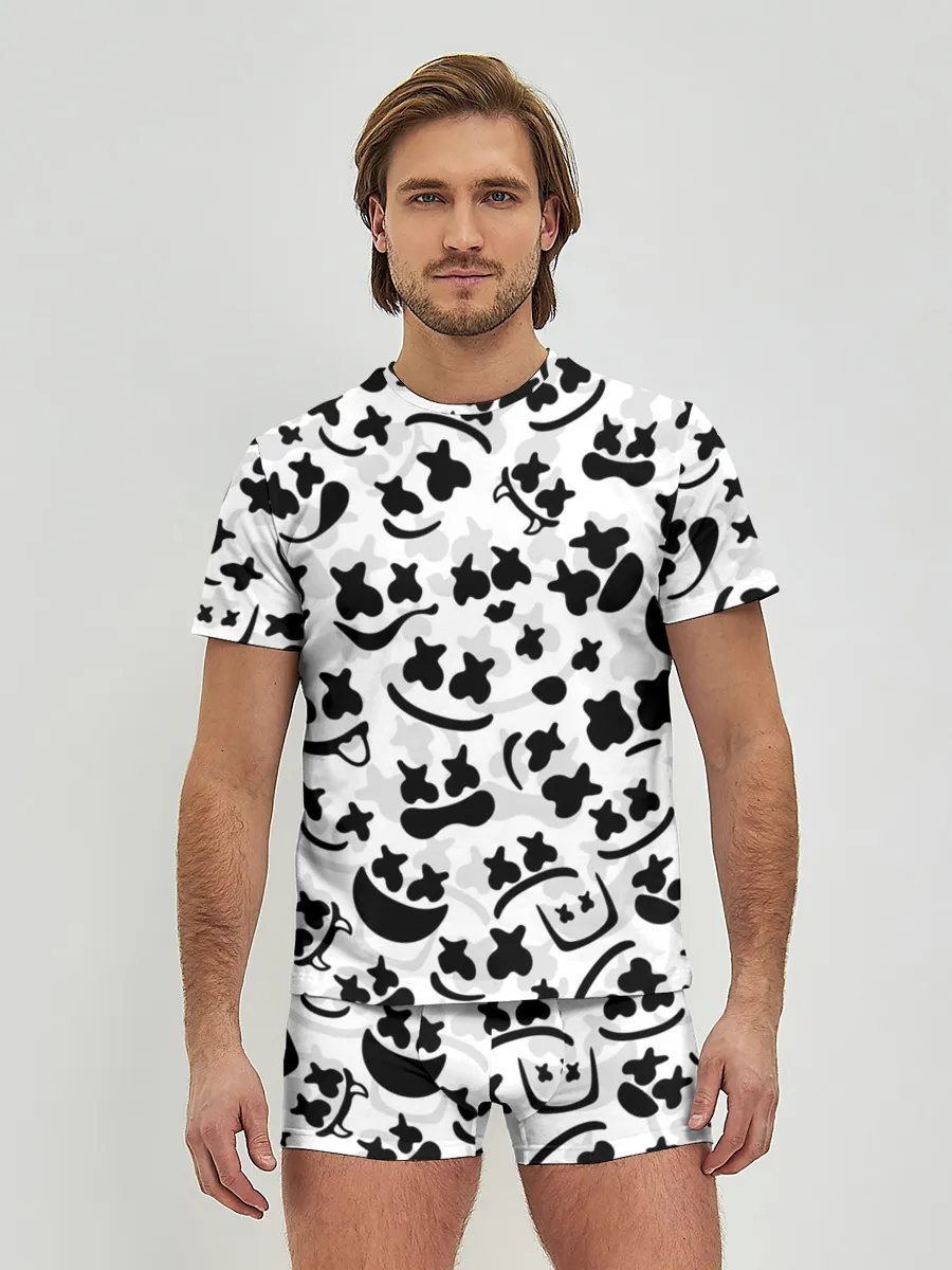 Мужские трусы с футболкой / MARSHMELLO FACE