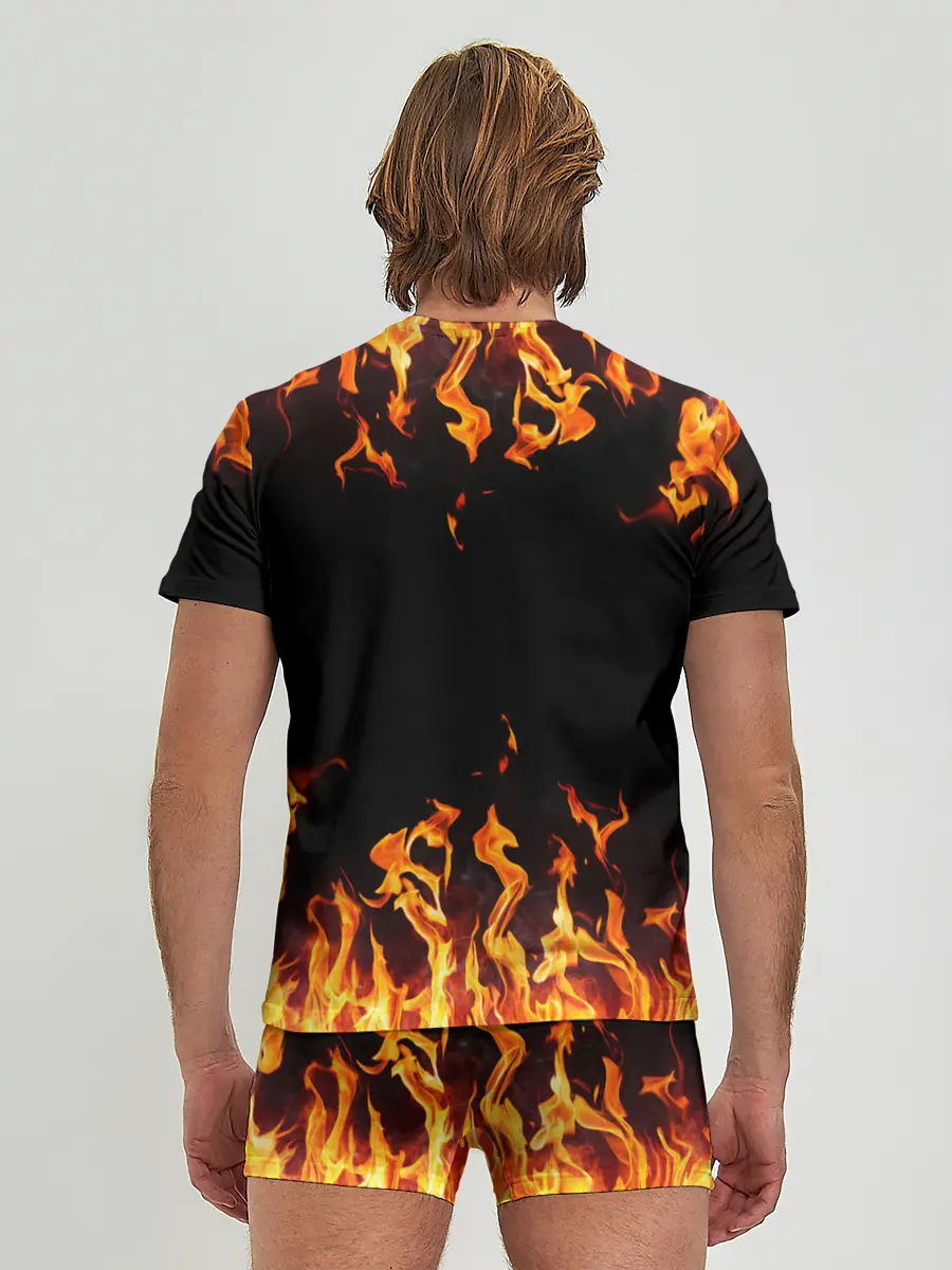 Мужские трусы с футболкой / FIRE | ОГОНЬ