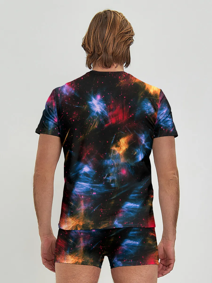 Мужские трусы с футболкой / КОСМИЧЕСКИЕ ВОЛНЫ