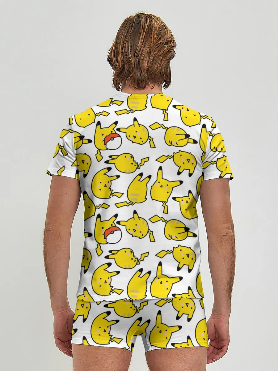 Мужские трусы с футболкой / Пикачу