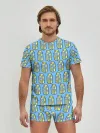 Мужские трусы с футболкой / Lyrical Lemonade Pattern