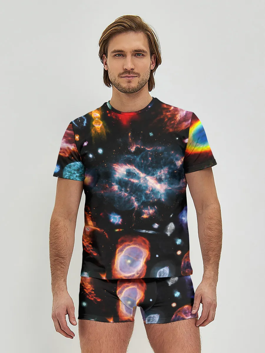 Мужские трусы с футболкой / КОСМОС