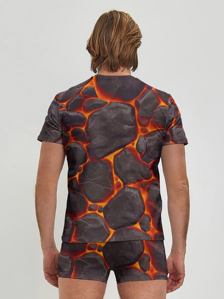 Мужские трусы с футболкой / Лава