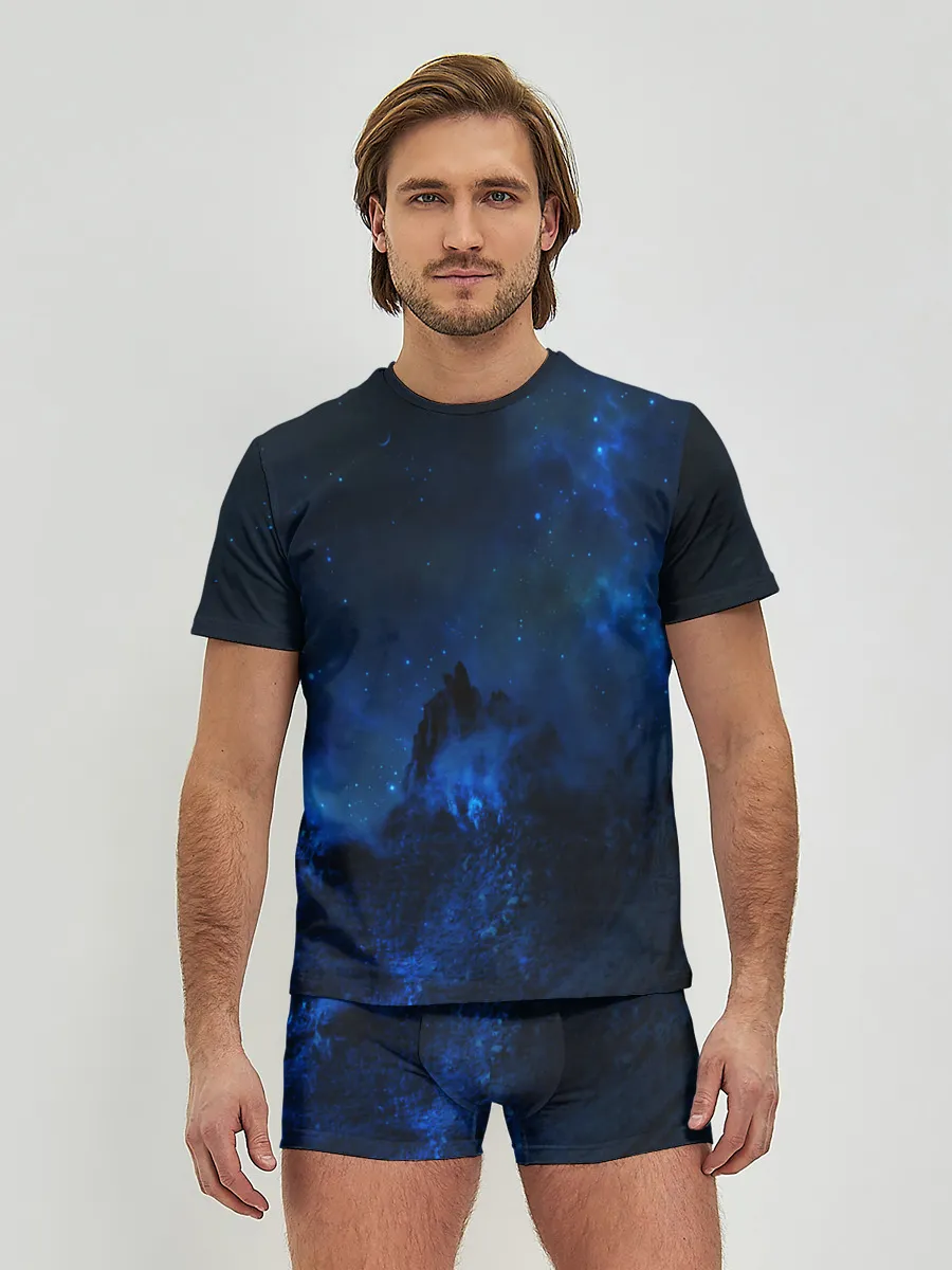 Мужские трусы с футболкой / Космос