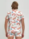 Мужские трусы с футболкой / Fox Pattern