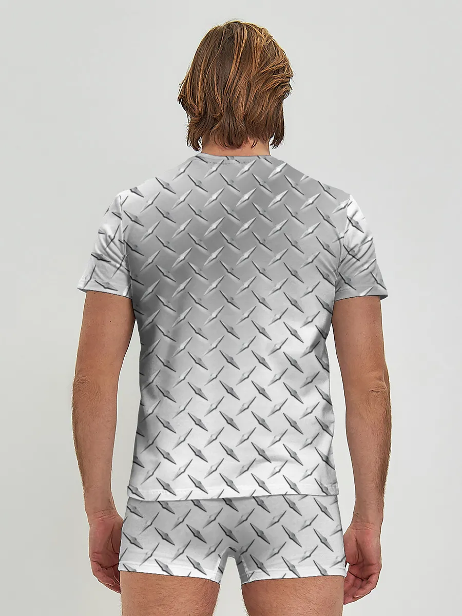 Мужские трусы с футболкой / Рифлёный металл