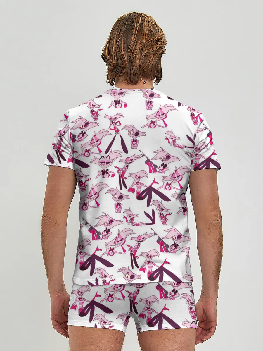 Мужские трусы с футболкой / Hazbin Hotel: Angel Dust