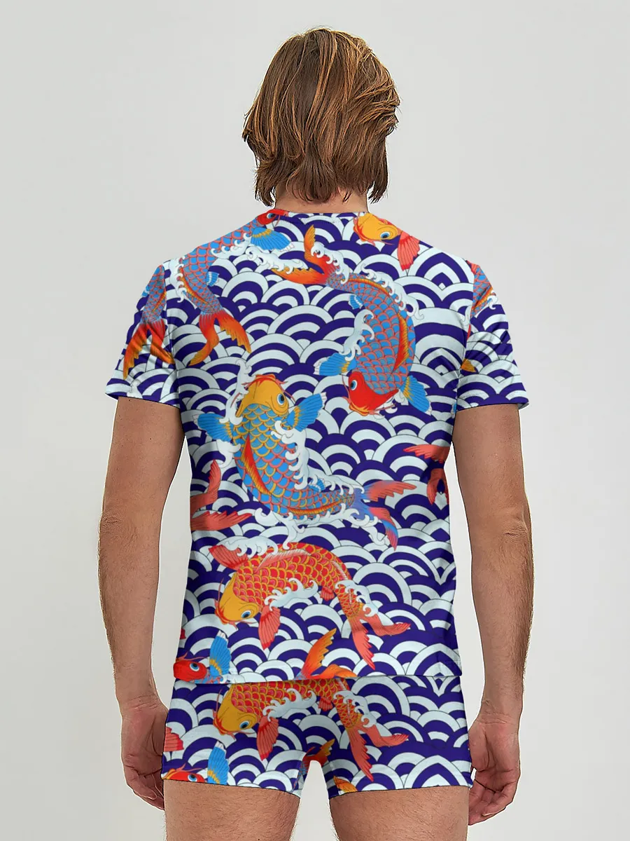 Мужские трусы с футболкой / Карп Кои