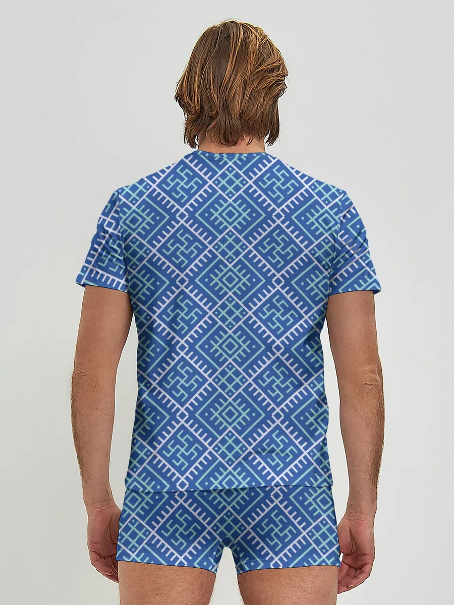 Мужские трусы с футболкой / Славянский орнамент